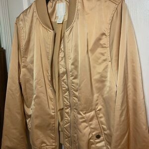 H&M Beige Bomber Jacket